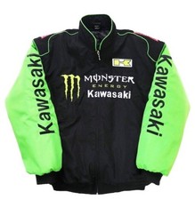 Monster - Kawasaki Jacke. Baumwolle. Motorsport. Nascar. F1. Unisex
