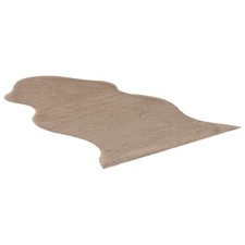 Kunstfellteppich - karamell -