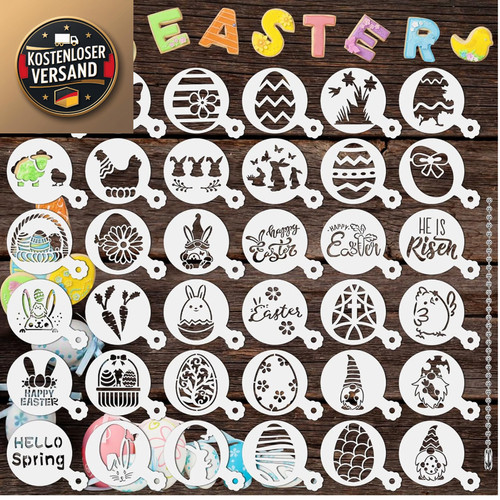 Ostern schablonen set - schablonen,