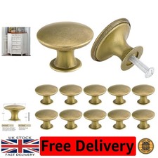 12er Set runde Vintage Messing