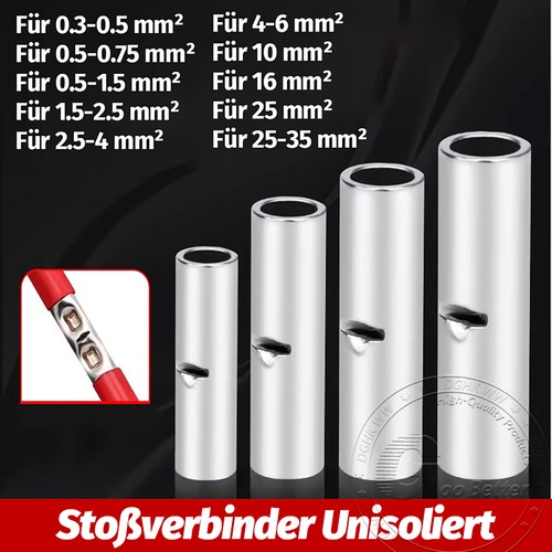Stoßverbinder unisoliert