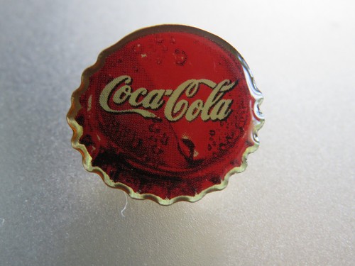 Pin coca cola - cola, kronkorken