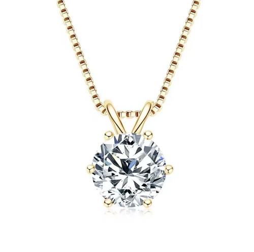 5ct anhänger halskette - 0,5ct,
