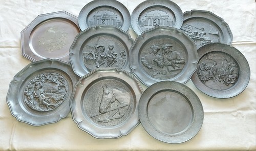 Zinn teller konvolut sammlung - zinn,