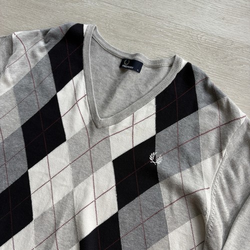 Fred perry neck pullover - fred, v-neck