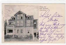 39080695 - 3280 Bad Pyrmont Bad Pyrmont. Villa Erika gelaufen, 1906. Leichte