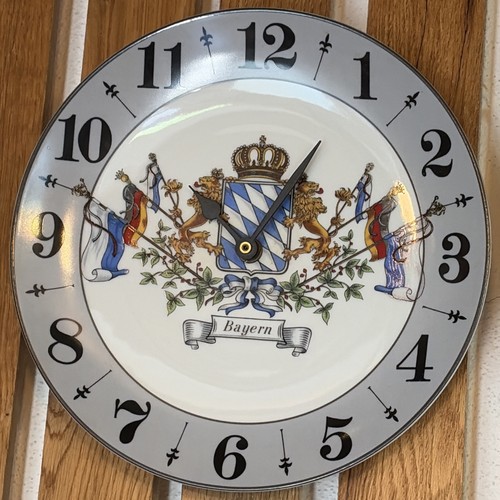 Bayerische wappen wanduhr - wappen,