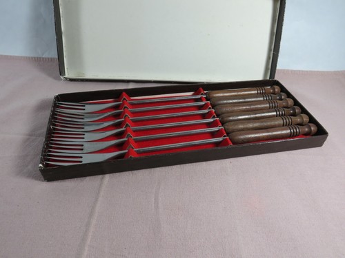 Vintage 6er set fonduegabeln - vintage,