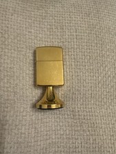 Original ZIPPO Tischfeuerzeug vergoldet, USA – Vintage, selten, ca. 60er/70er