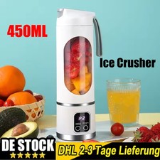 Standmixer Glas Edelstahl 450ML Ice Crusher Smoothie Maker Universal Mixer