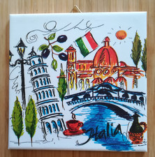 Dekofliese Wandbild Bildfliese Italia Pisa Turm (138) Geschenkidee Fliese