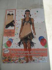 Faschingskostüm "Sexy Indianerin mit Stirnband"