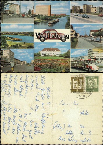 Ansichtskarte wolfsburg - ansichtskarte,