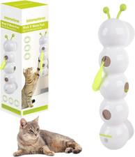 Interaktives Wurm-Katzenspielzeug Mit Saugnapf – Elektrisch Selbstunterhaltung