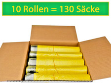 10 Rollen Gelbe Säcke 90L