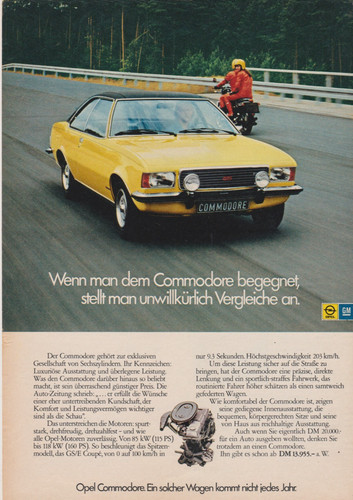 Original werbung der - der, 70er