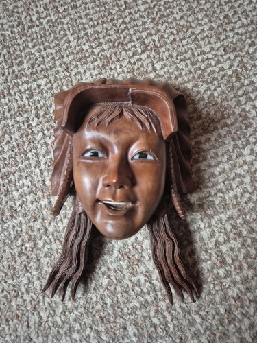 Holz palisander maske frau - holz,
