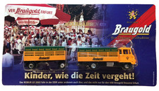 Werbetruck LKW Robur LO 3000 Braugold (Erfurt) Kinder, wie die Zeit vergeht 2003