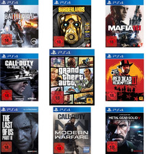 Sony Playstation 4 PS4 Spiele Auswahl USK18 GTA CoD God of War The Last of us