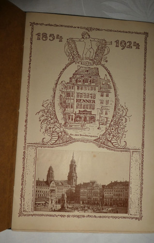 Antikes buch mappe reklame - antikes,