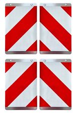 2x Set Ladebordwand Warnflaggen m. Halter Warnmarkierung Ladebühne Hebebühne LKW