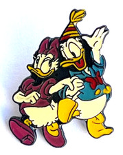 Donald Duck und Daisy Pin