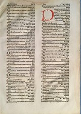 Original Indexblatt "P" aus