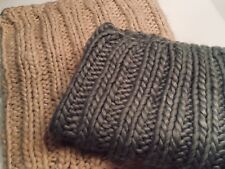 Loop Schal 2 Stück - NEU - ungetragen grau / beige super flaschig