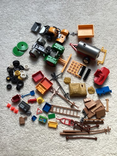 Playmobil bauernhof traktor - /,
