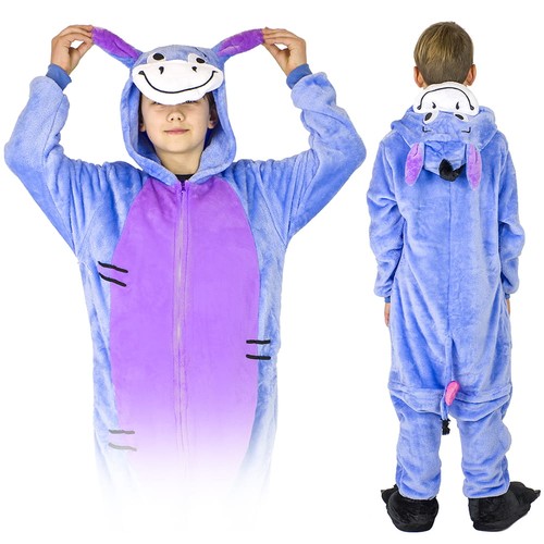 Kinderpyjama esel kigurumi - kinderpyjama,