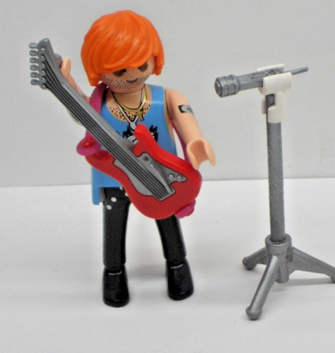 Rockstar mit gitarre - mit, und