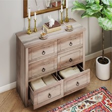 Sideboard Holz Kommode mit 6