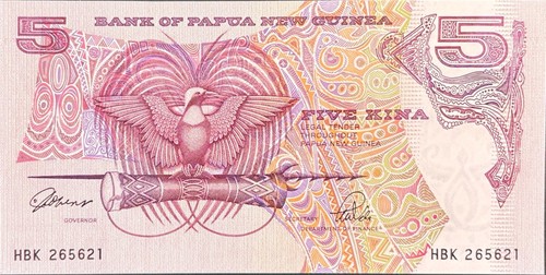 Papua new guinea kina p - papua,