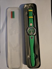 Benetton by Bulova Armbanduhr mit Sekundenzeiger und grünen Armband
