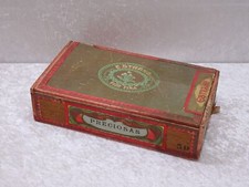 n6WuMZ - Antike Zigarrenkiste - Vintage - LEER - 24 cm