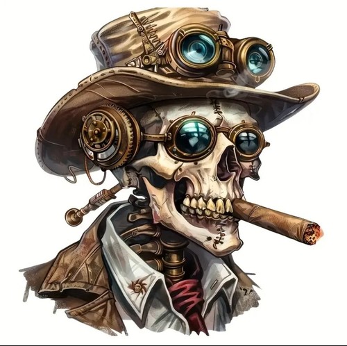 Steampunk sticker gothic - steampunk,