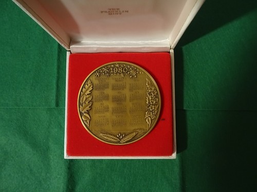 Franklin mint solid bronze - solid,