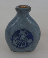 Miniatur Schnupftabak Flasche Keramik auch für Puppen 37 mm um 1960 (110297)