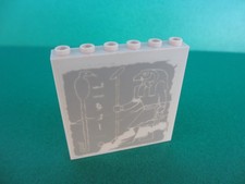 Lego Mauerteil tan 1x6x5 Ägypten Pharao Mauer Panele Wand 59349pb003 (041223Z1)