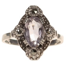 Jugendstil Ring in Silber 935