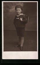 Foto-AK Kleiner Junge im