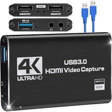 4K Audio Video Capture Card USB 3.0 HDMI Video Capture Gerät Adapter 1080P 60fps