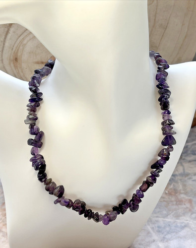 Lila amethyst kette halskette - kette,