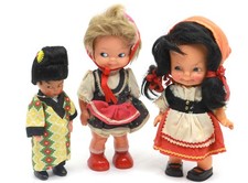 Puppe Tanzpuppe KONVOLUT 3 Püppchen Schalkau Martha Maar Tortula Fipps DDR Puppe