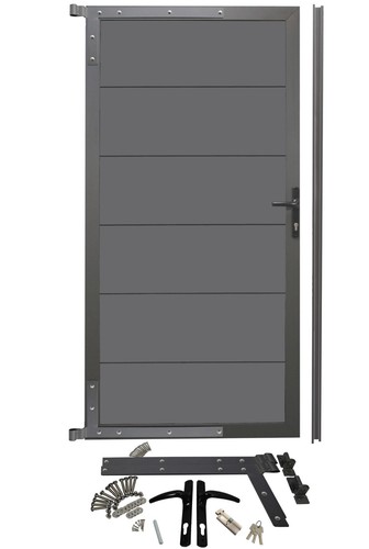 Wpc paneel zauntür tür - wpc, xl