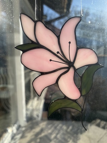 Tiffany glas lilie - tiffany,