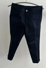 Neue Yessica Damen Faltenhose Größe 38 Dunkelblau Gerader Schnitt