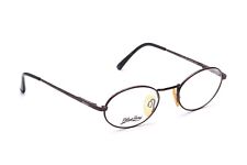 Brille Fassung Rot Grün Muster Blue Bay Oval Flexbügel Damen 48-19mm Italy F6