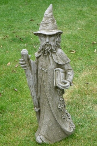 Gartenfigur merlin - gartenfigur, "merlin"