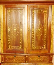 INTARSIEN SCHRANK MARKETERIE